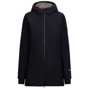 Trespass Womens/Ladies Priya Long Length Soft Shell Jacket / Black